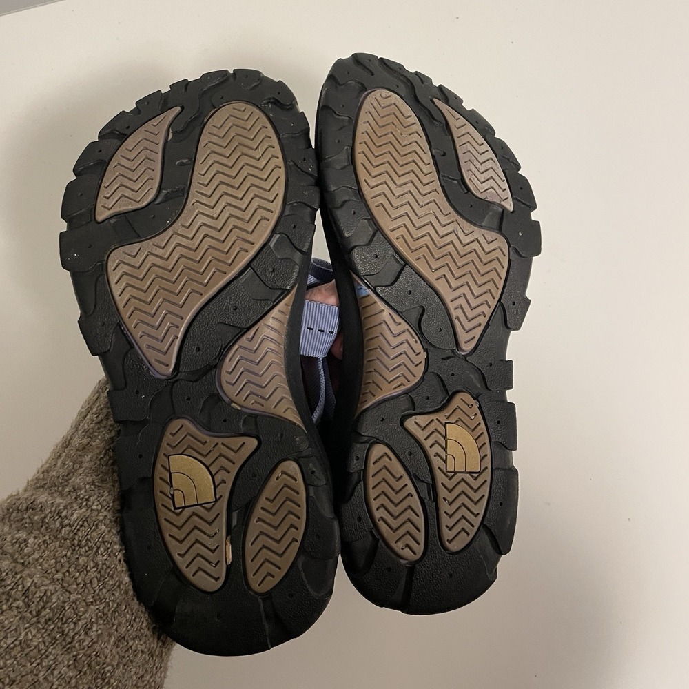 The North Face Ultra Tac Sandals Blue Black Woman Size 7 Hiking Water Shoes - Picture 7 of 9
